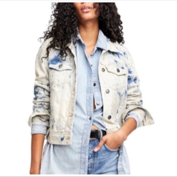 Free People RUMORS DENIM JACKET NWT - Picture 2 of 12